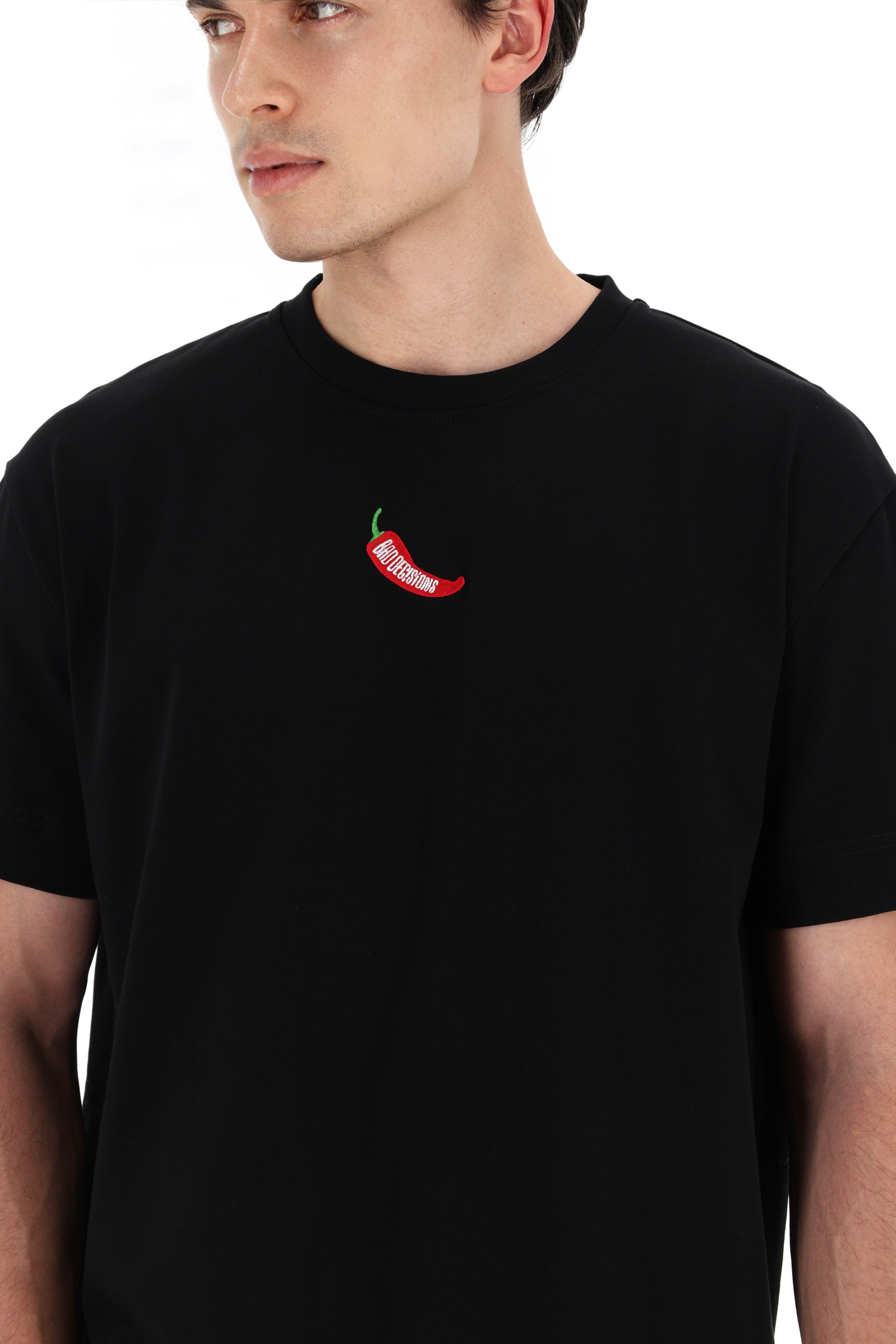 Unisex BD T-shirt with mini pepper, Black