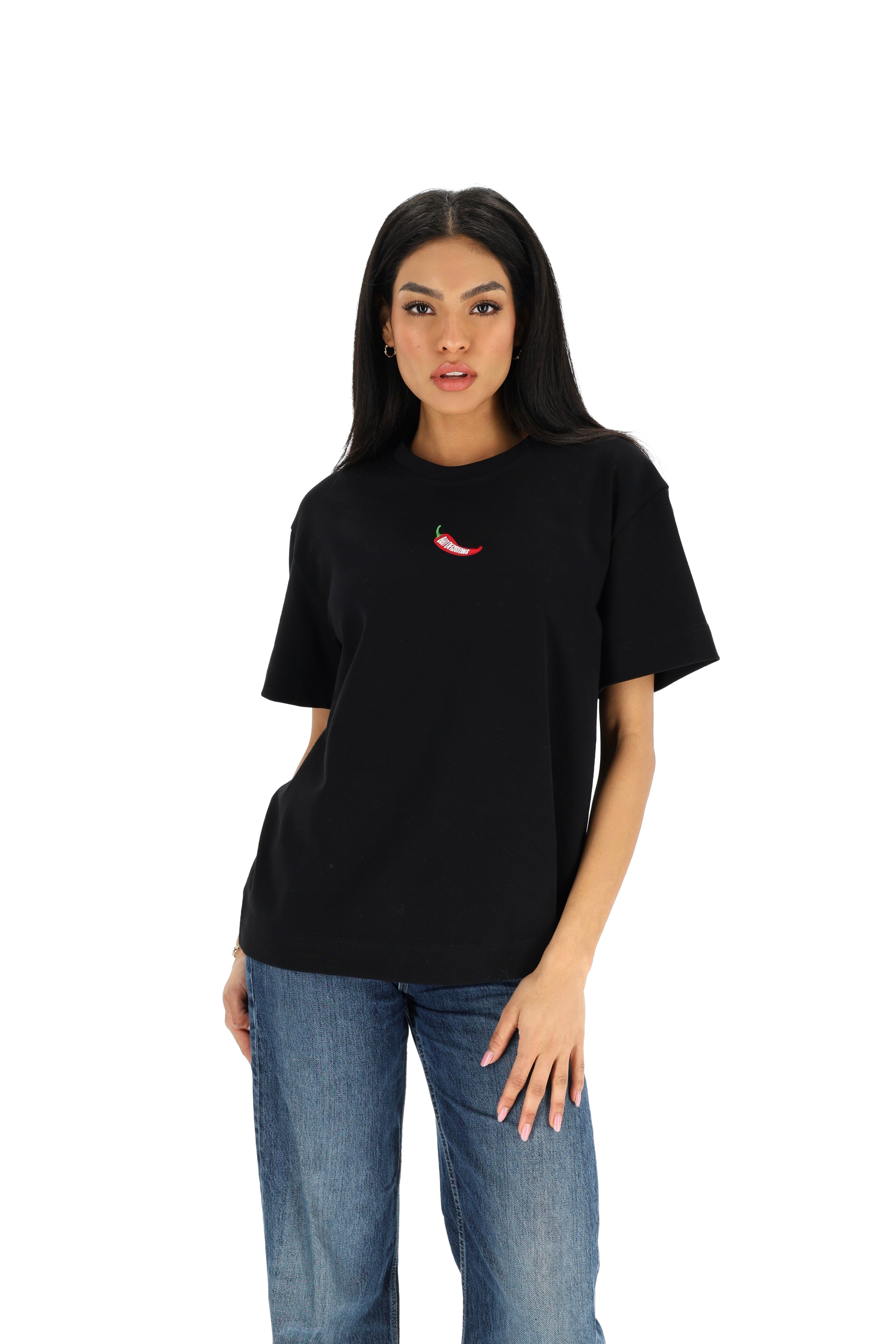 Unisex BD T-shirt with mini pepper, Black