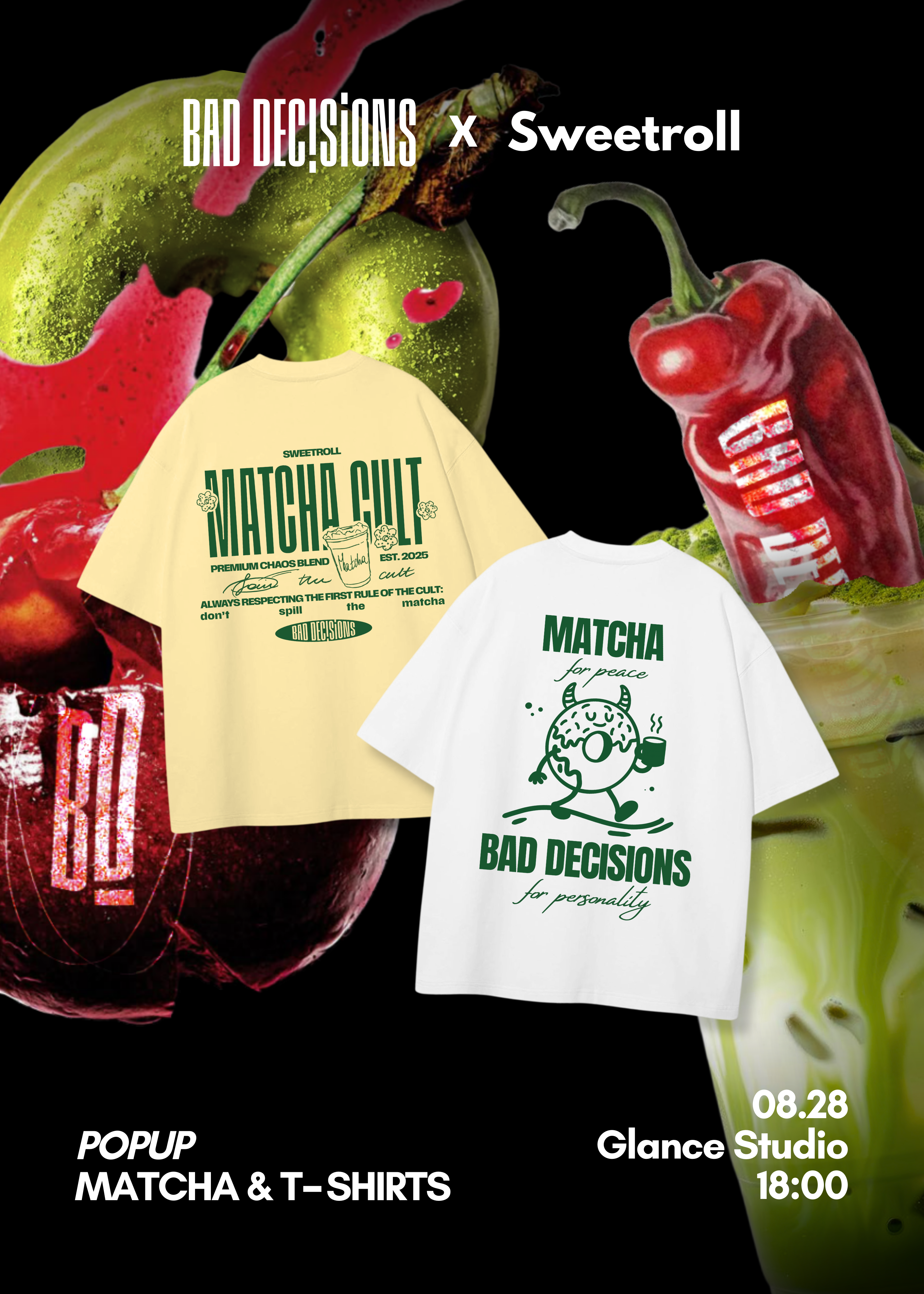 BD x Sweet Roll: Matcha Personality T-Shirt